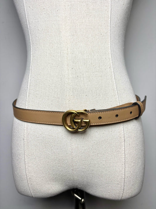 Gucci Leather 105/42 Pre-owned Taupe Belt