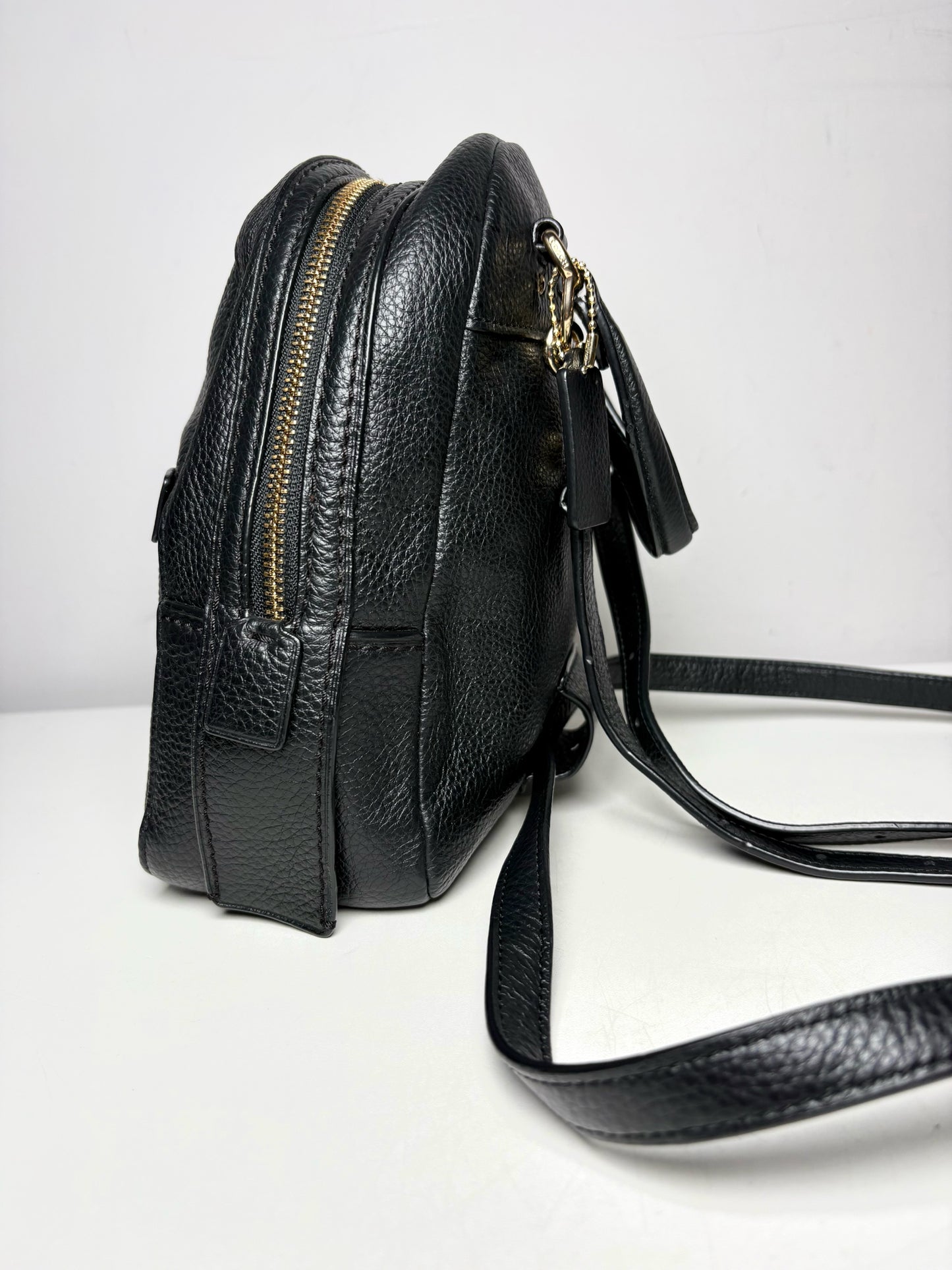 Coach Andi #F30530 Leather Pre-owned Black Cowhide Purse