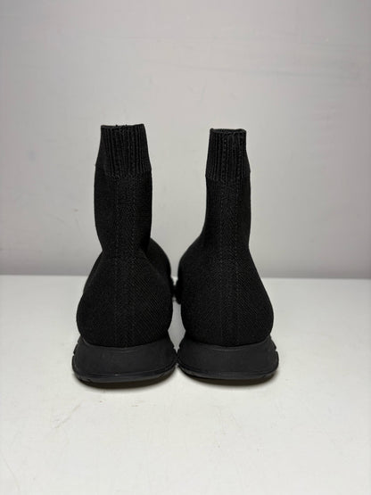 Women's Shoe Size 38 Prada Prax 01 Black Nylon Knit Sock Pre-Owned High-Top Boots