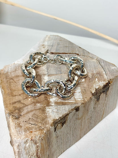 Ippolita Polished, Hammered Glamazon Bastille Toggle Bracelet