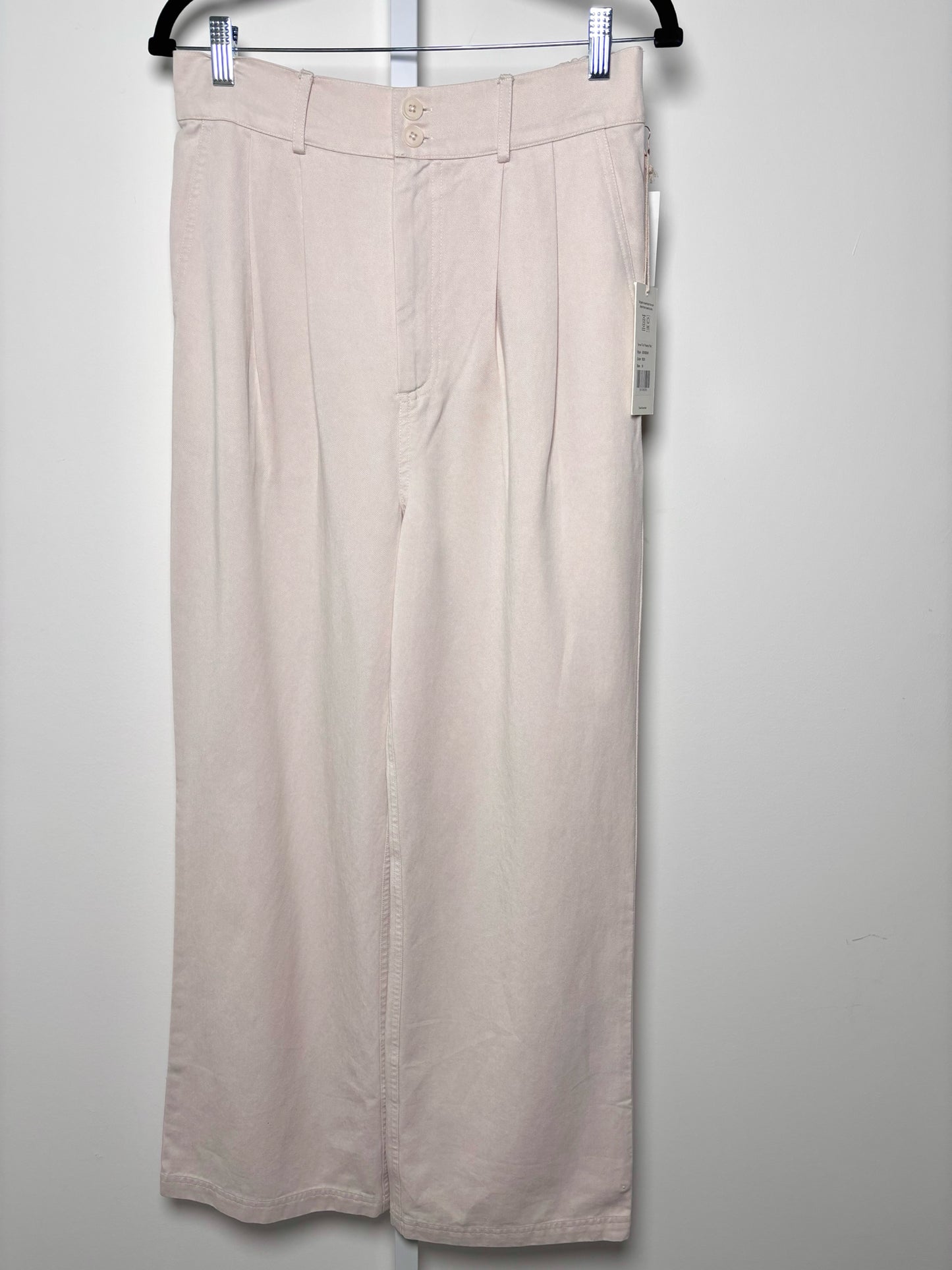 Women Size M MATE the label Cream Solid NWT Pants