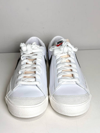 Nike White Leather Solid w/Swoosh Men's Pre-owned, NWT 11.5 Sneakers