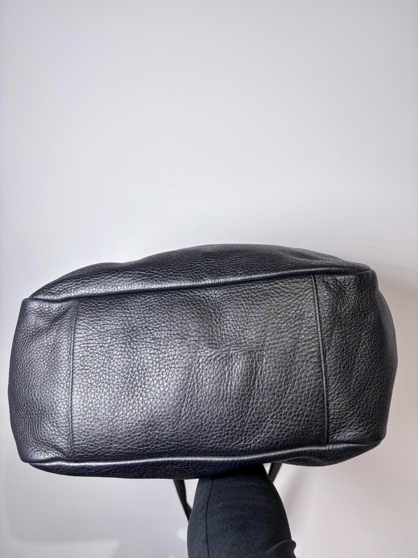 Leather Yves Saint Laurent Black Deer Skin Large Purse
