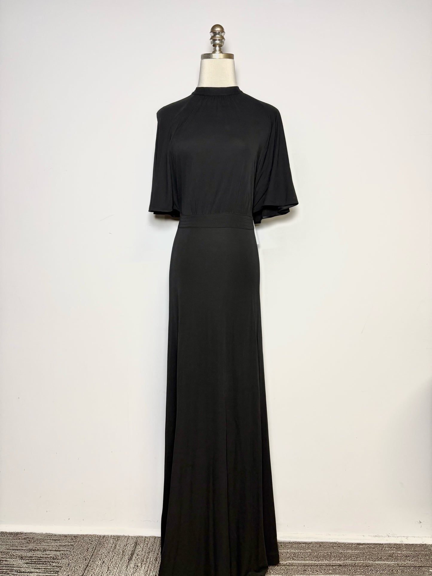 Women Size M Toteme Hamapden Fluid Midi Black Pre-owned, NWT Dress