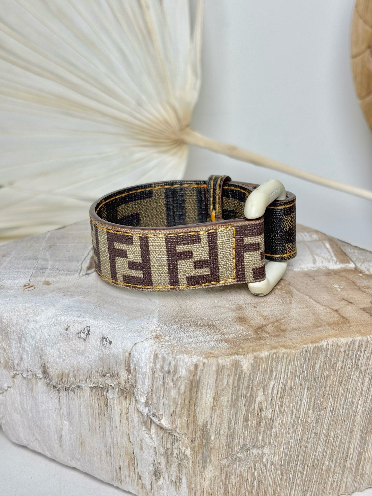 Coated Canvas Fendi Monogram Bracelet