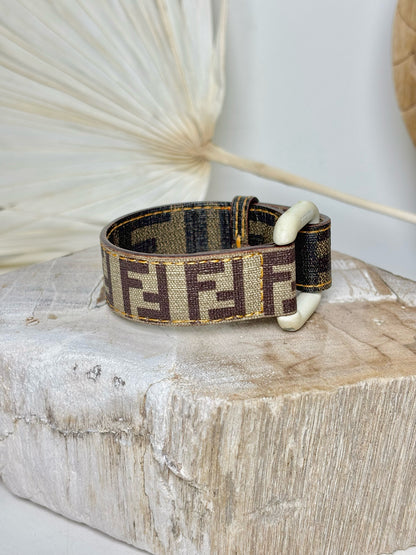 Coated Canvas Fendi Monogram Bracelet