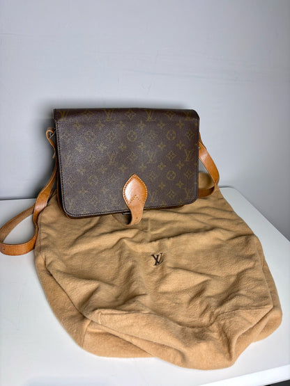 Women's Louis Vuitton Monogram Vintage Leather Pre-owned Brown Medium Purse