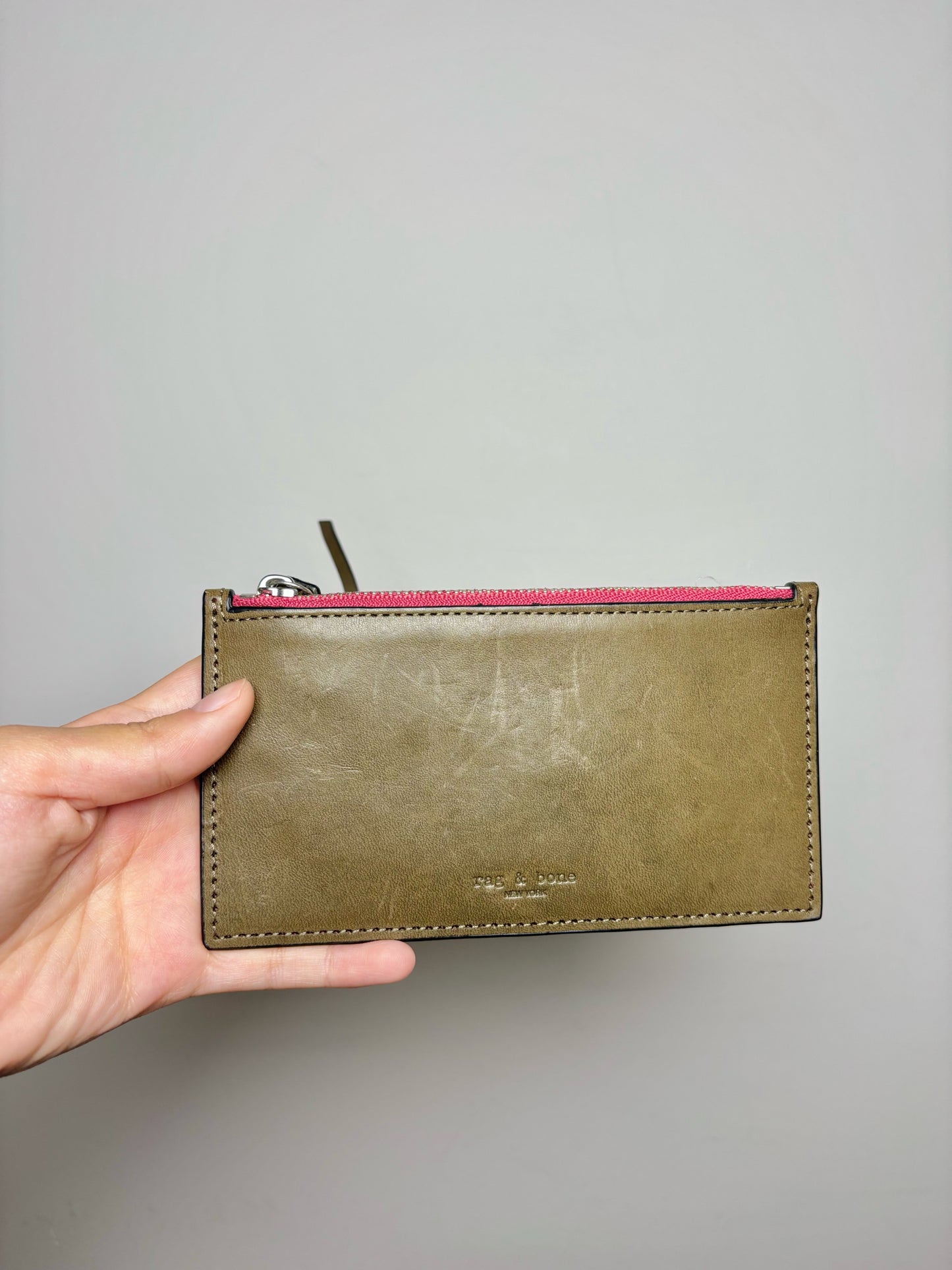 Leather Rag & Bone Atlas Camo Embossed Purse Woven Strap