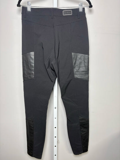 Women Size M Alp n Rock Black Sloan Moto Pants