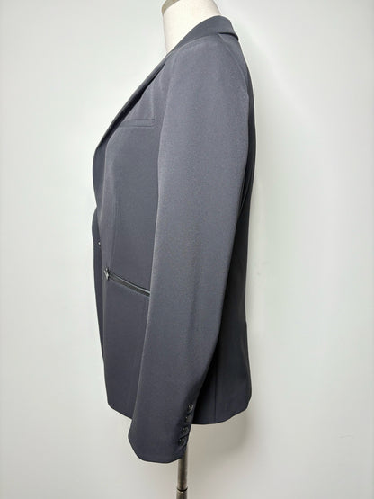 Women Size 6 Veronica Beard Black Solid Blazer