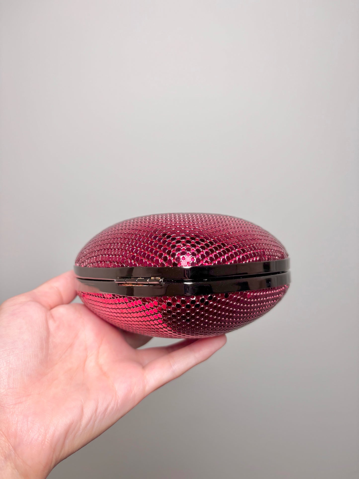 Metal Whiting & Davis Mesh Metal Pre-owned Red Mini Purse