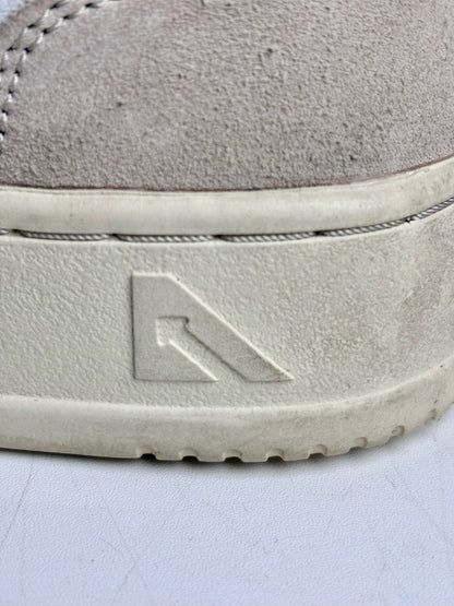 W Shoe Size 38 Autry Beige, White, Yellow Leather & Suede Women's Sneakers