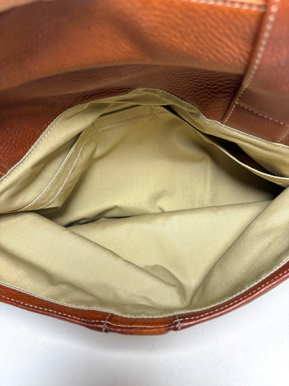 Johnston & Murphy Pre-Owned Leather Duffel Carry-On Travel Bag