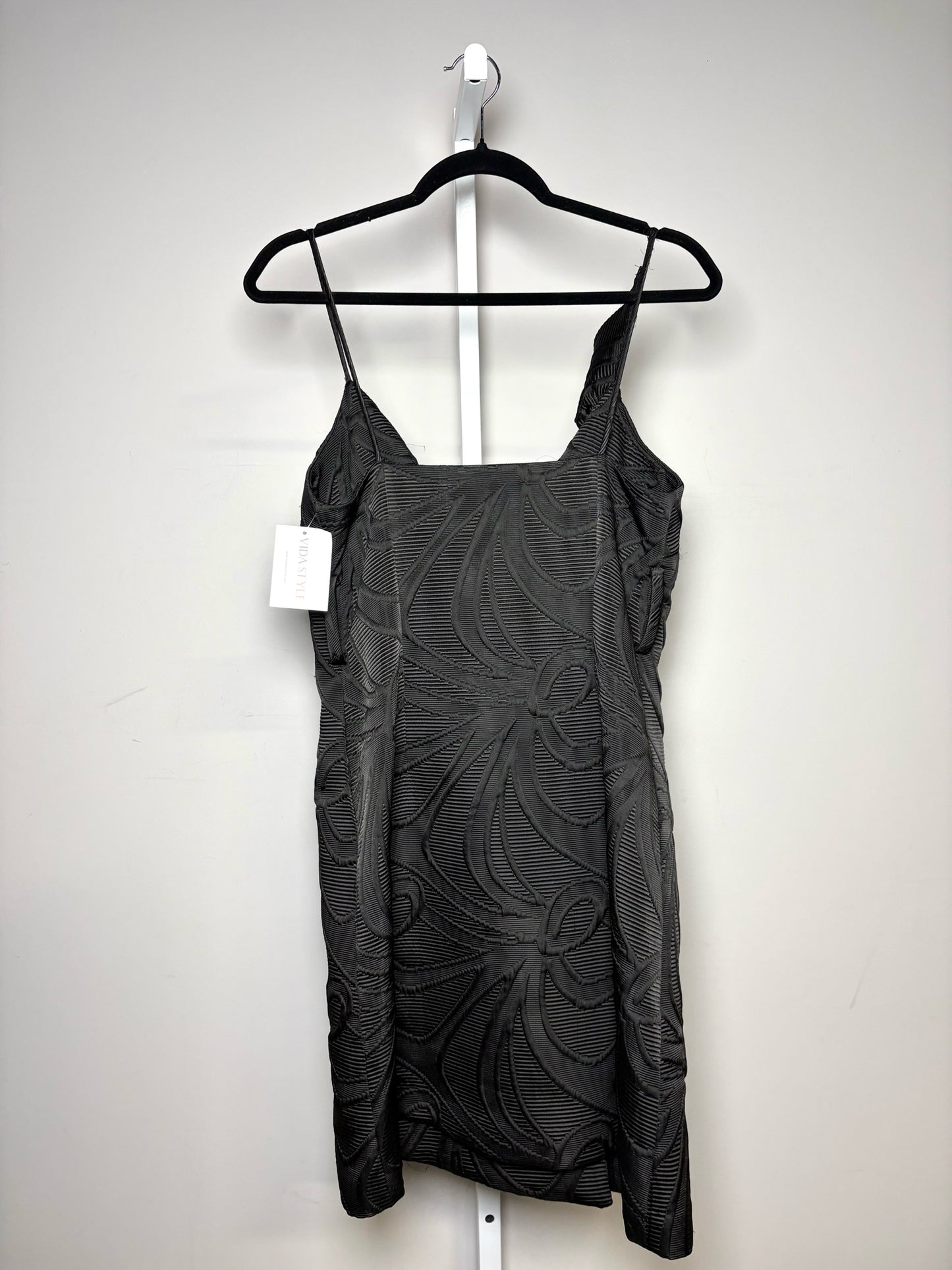 Women Size 6 Milly Black Jacquard Pre-owned Dress