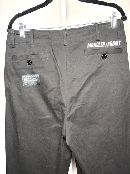 Women Size 46 (10, US) Moncler x FRGMT  Black Solid NWT Pants