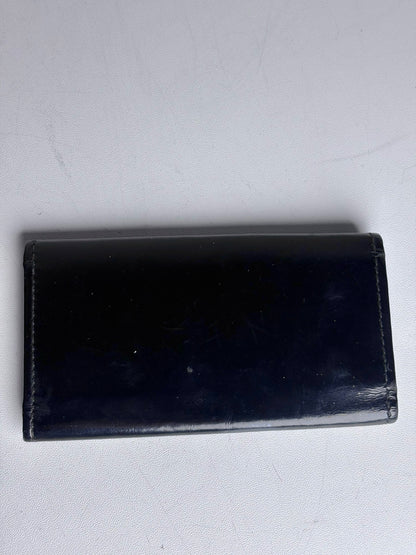 Anya Hindmarch London Solid Vintage Pre-owned Black Patent Purse