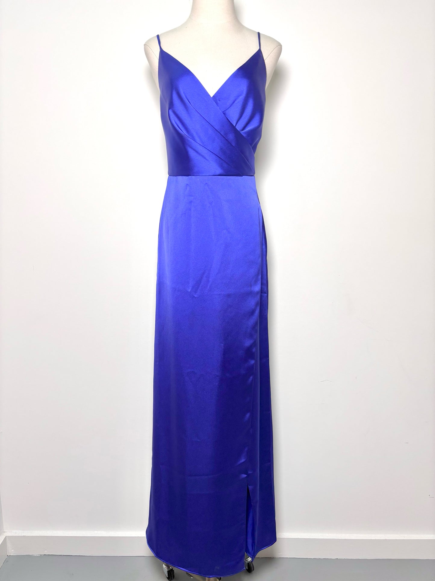 Women Size 8 Amsale Purple Solid Gown