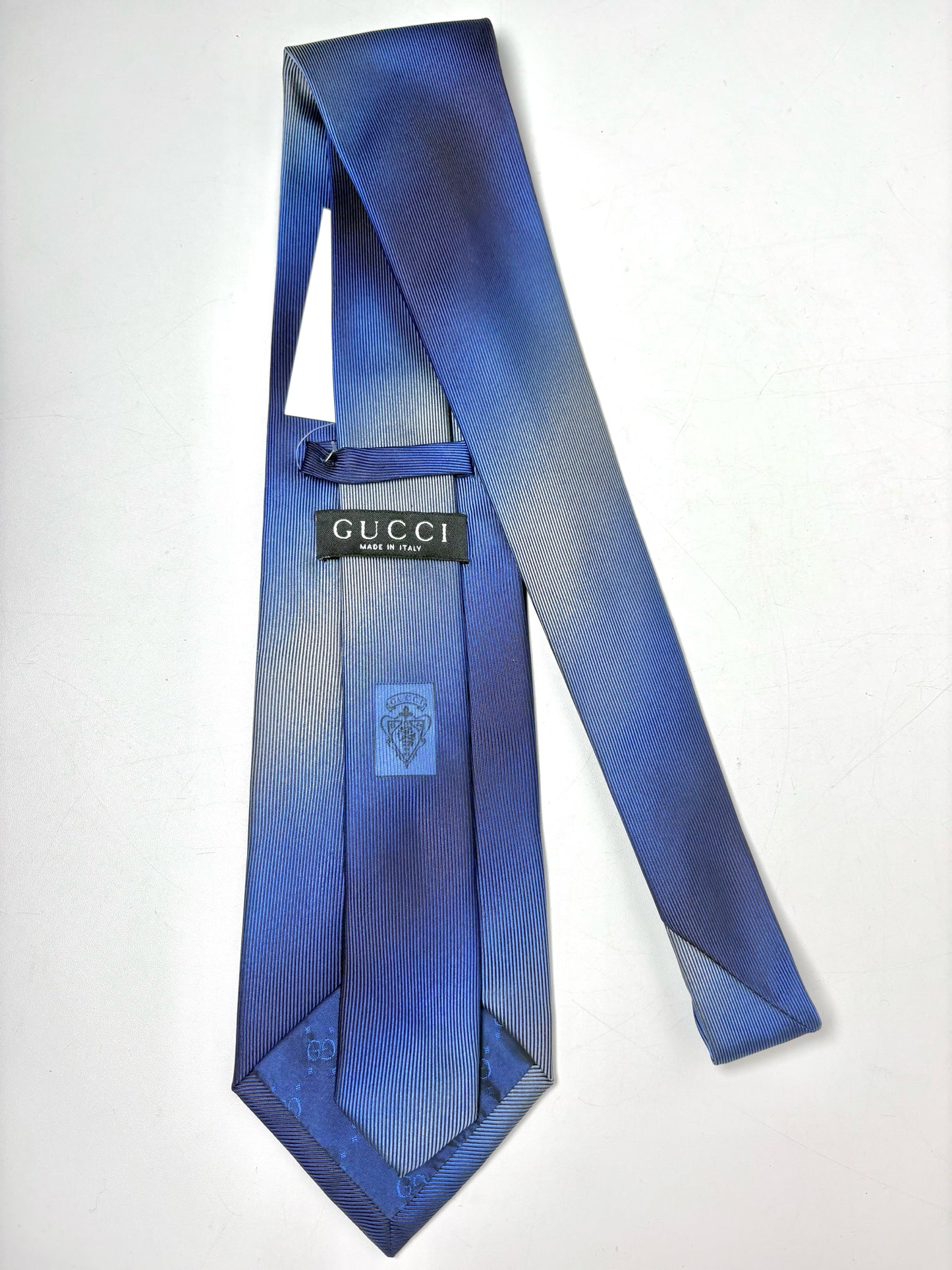 Gucci Blue Pure Silk Ombre Men's Tie