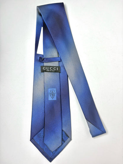 Gucci Blue Pure Silk Ombre Men's Tie