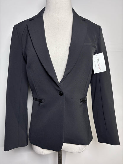 Women Size 8 Veronica Beard Black Iconic Scuba Dickey Blazer
