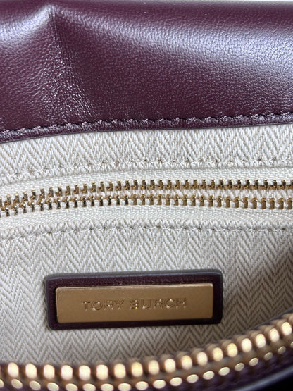 Tory Burch Kira Quilted Leather Pre-owned Brown Napa Purse