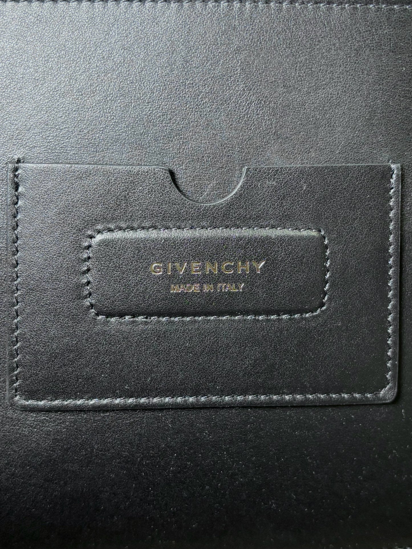 Givenchy Solid Leather Black Calfskin Antigona Large Tote