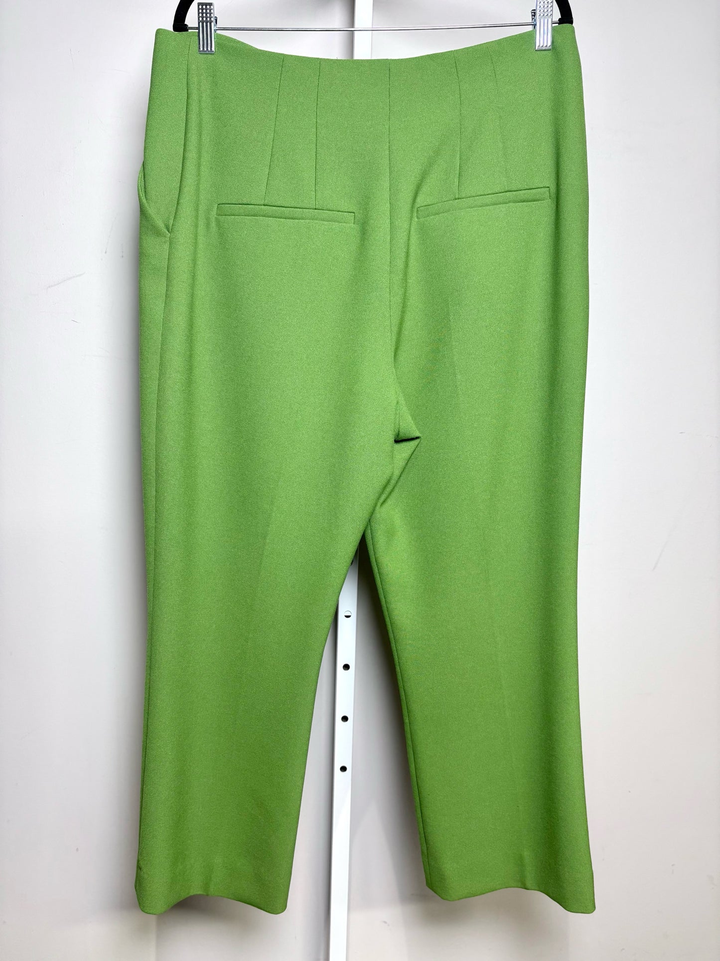 Women Size 16 Veronica Beard Green Solid Women's Polyester Pre-owned Pants