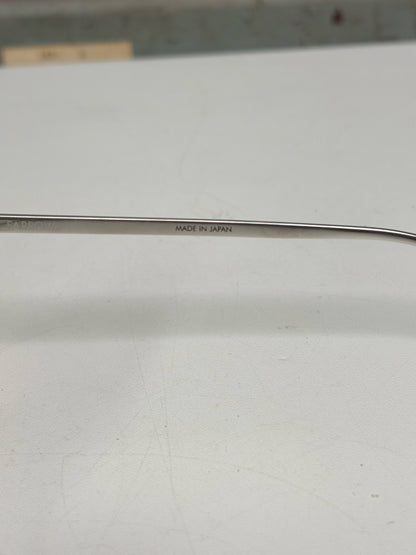 18k White Gold-Plated Linda Farrow White Gold Sunglasses