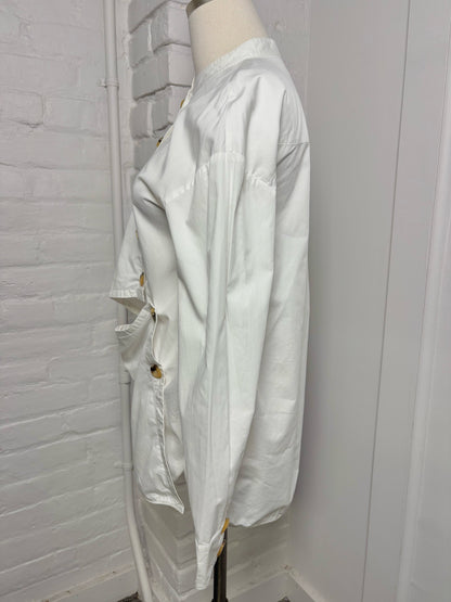Women Size 2 (4 US) Tibi White Shirt