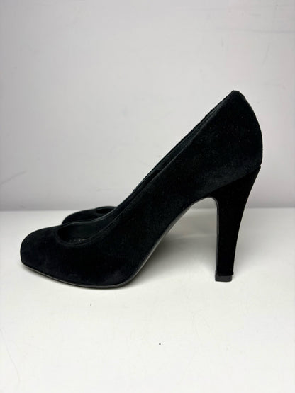 W Shoe Size 7 Jill Stuart Black Velvet Women's NWT Heels
