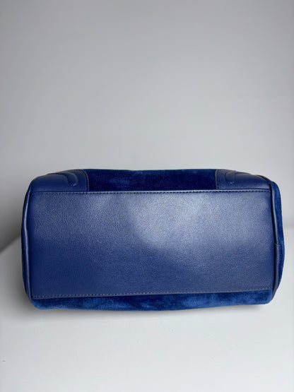 Y2K Juicy Couture Blue Logo Vintage Heritage Satchel Iconic Logo Pre-owned