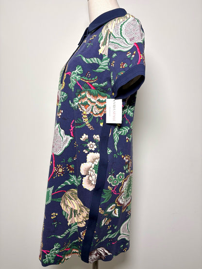 Women Size M Tory Burch Navy Floral Viscose Dress