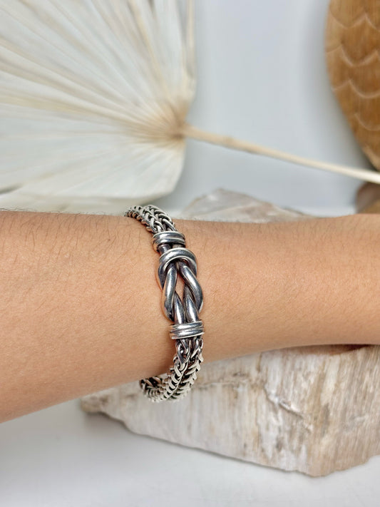 Sterling Silver 925 Chain Links Pre-owned Bracelet