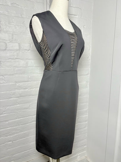 Women Size 8 Ph5 Black Solid Dress