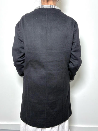 Women Size M Cirrus Cashmere Black, Mid-Length Coat