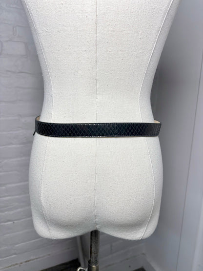 Belt St. John Black Spanish Leather S/4