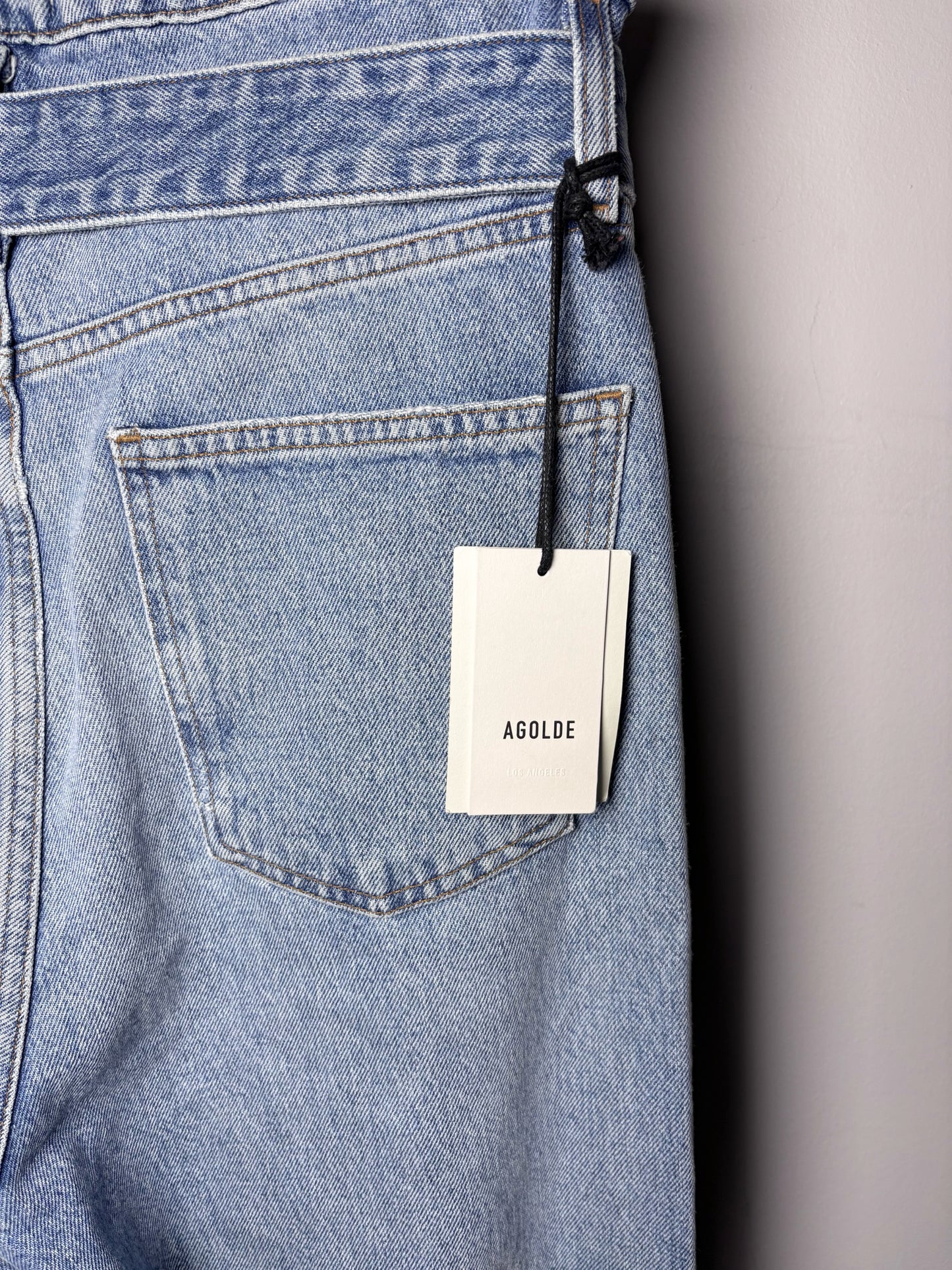 Women Size 26 AGOLDE Blue Denim Organic Cotton NWT, Pre-owned Jeans