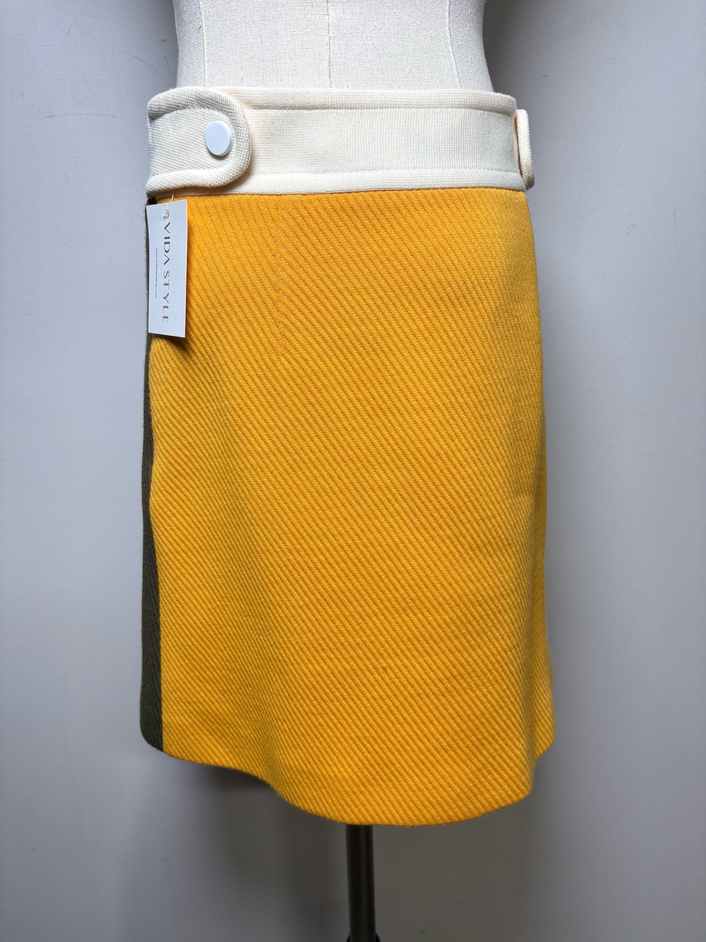Women Size 40 M Missoni Multi-Color Pre-Owned Colorblock Mini Skirt