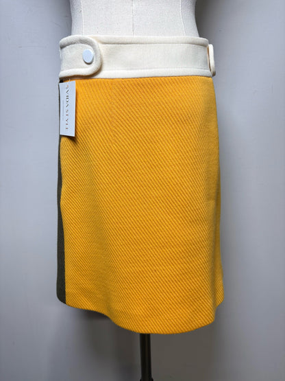 Women Size 40 M Missoni Multi-Color Pre-Owned Colorblock Mini Skirt