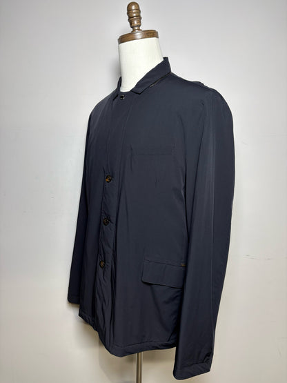 Men's Size 56 XL MooRER Verona Acqua Navy Water-Resistant Pre-Owned Jacket