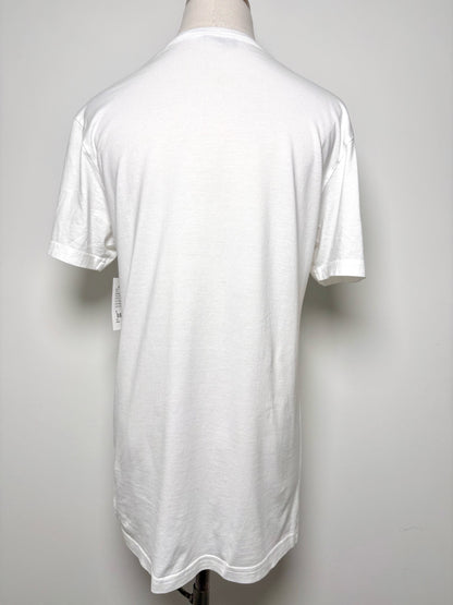 Women Size S Christian Dior White Solid T-shirt