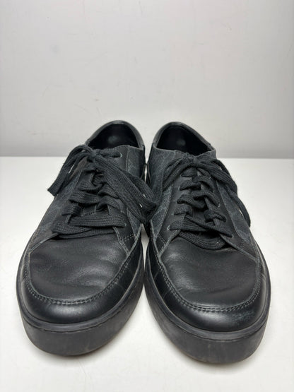 Men's Size 6.5 Authentic Gucci GG Canvas Low Grey & Black Monogram Pre-Owned Sneakers