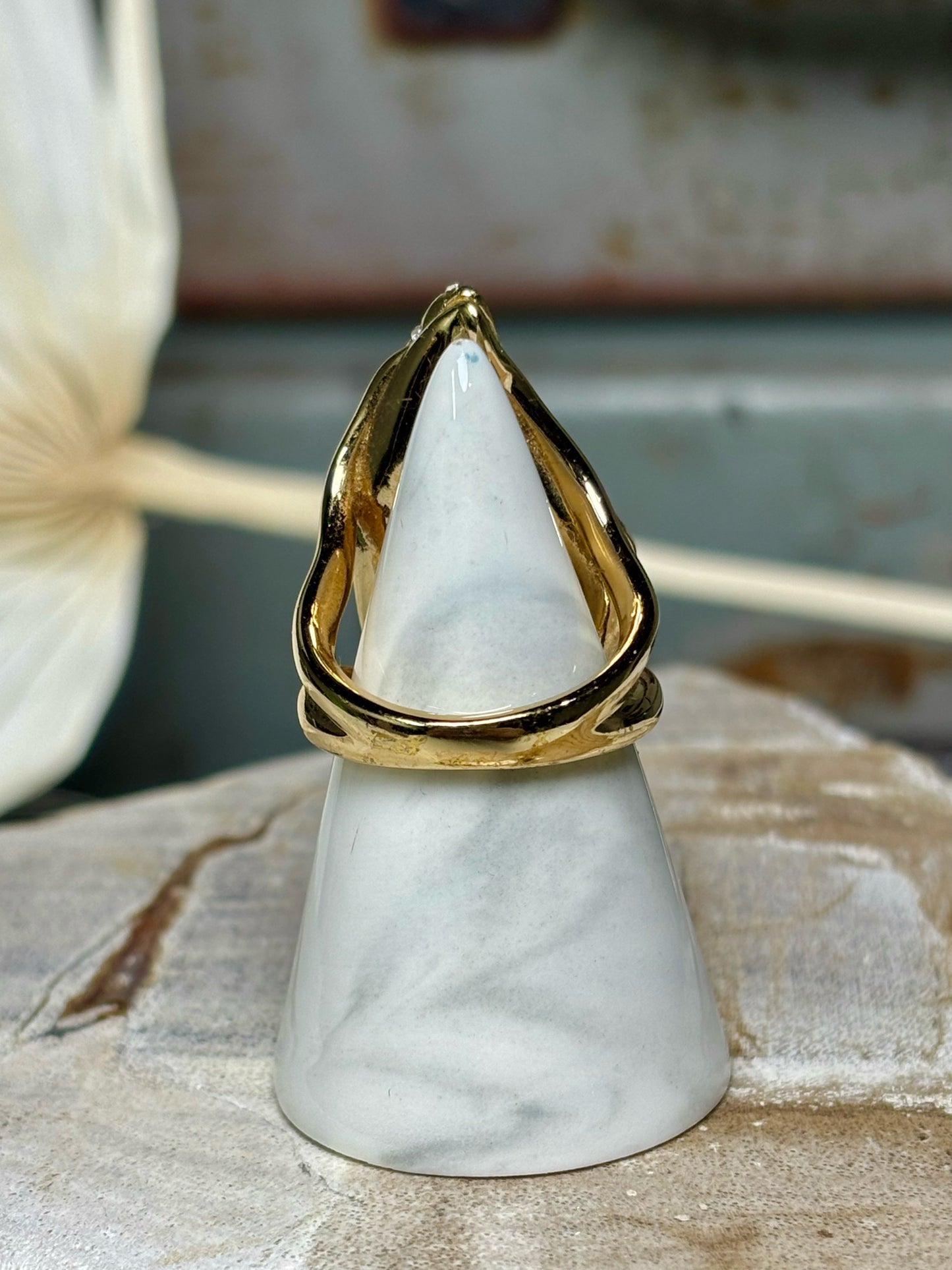 Alexis Bittar Gold, turquoise Ring