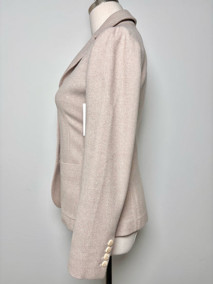 Women Size 2 Max Mara Oatmeal Solid Blazer
