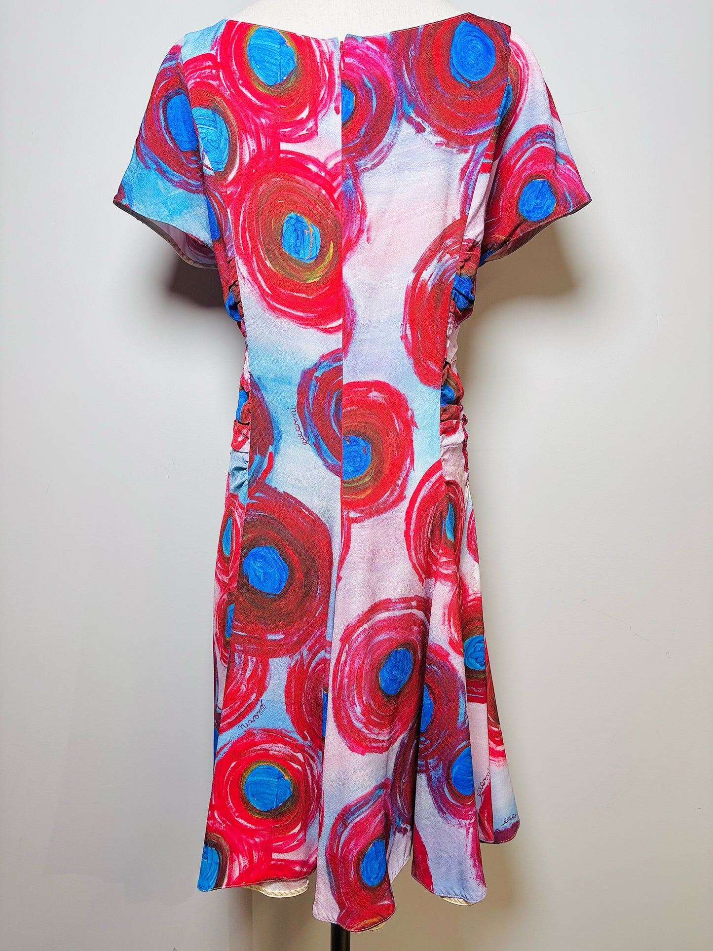 Women Size 46 Marni Red Swirl Dress