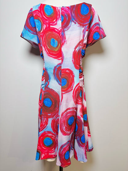 Women Size 46 Marni Red Swirl Dress