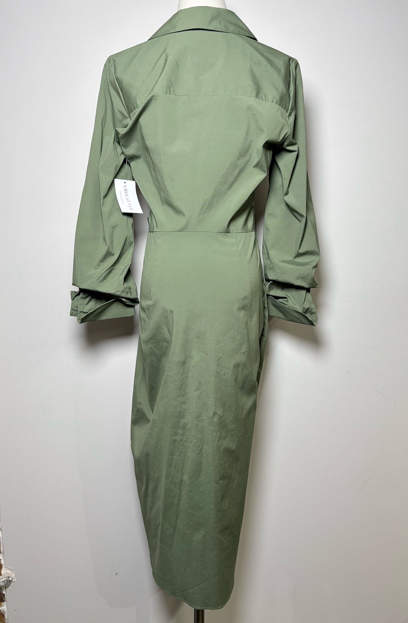 Women Size 6 Veronica Beard Green Solid Dress VIDA STYLE SHOP Women Size 6 Veronica Beard Green Solid Dress VIDA STYLE SHOP