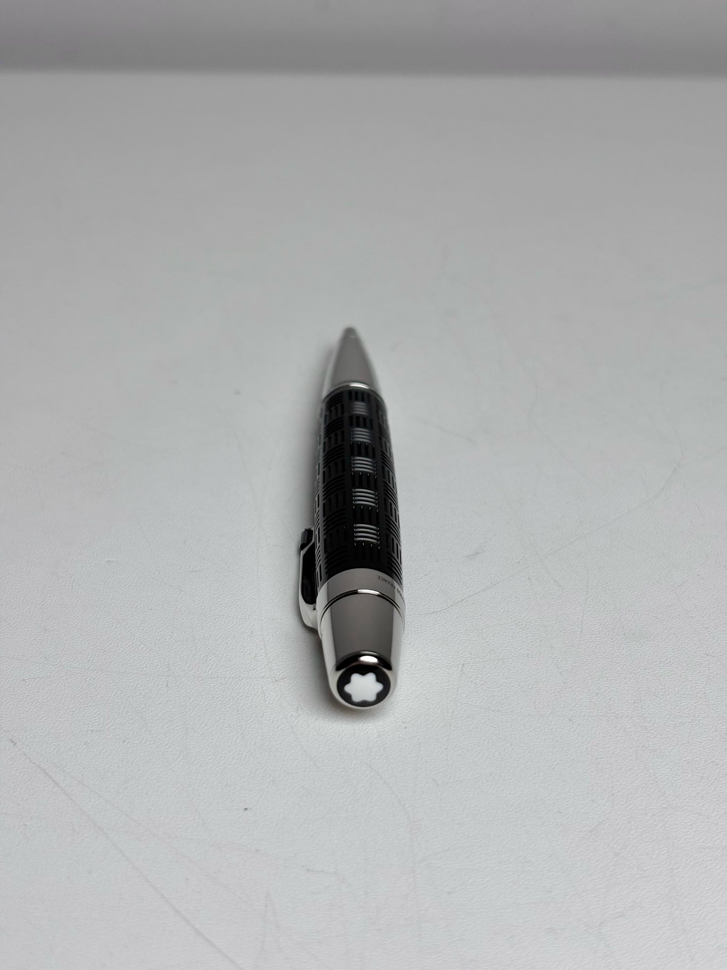 Men's Accessories Mont Blanc Black, Silver Platinum Pre-owned Pen