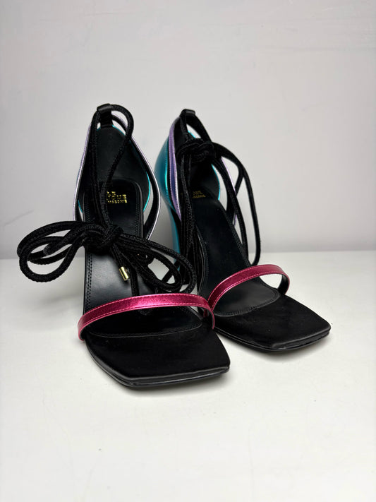 W Shoe Size 10 Le Clique by Kat Maconie Black Leather NWT Heels