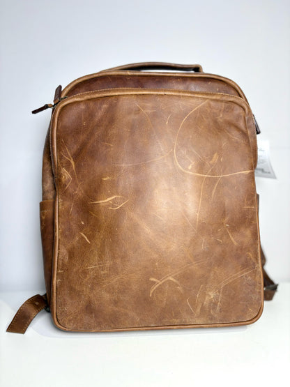 Moore & Giles Brown Leather Men's Backpack